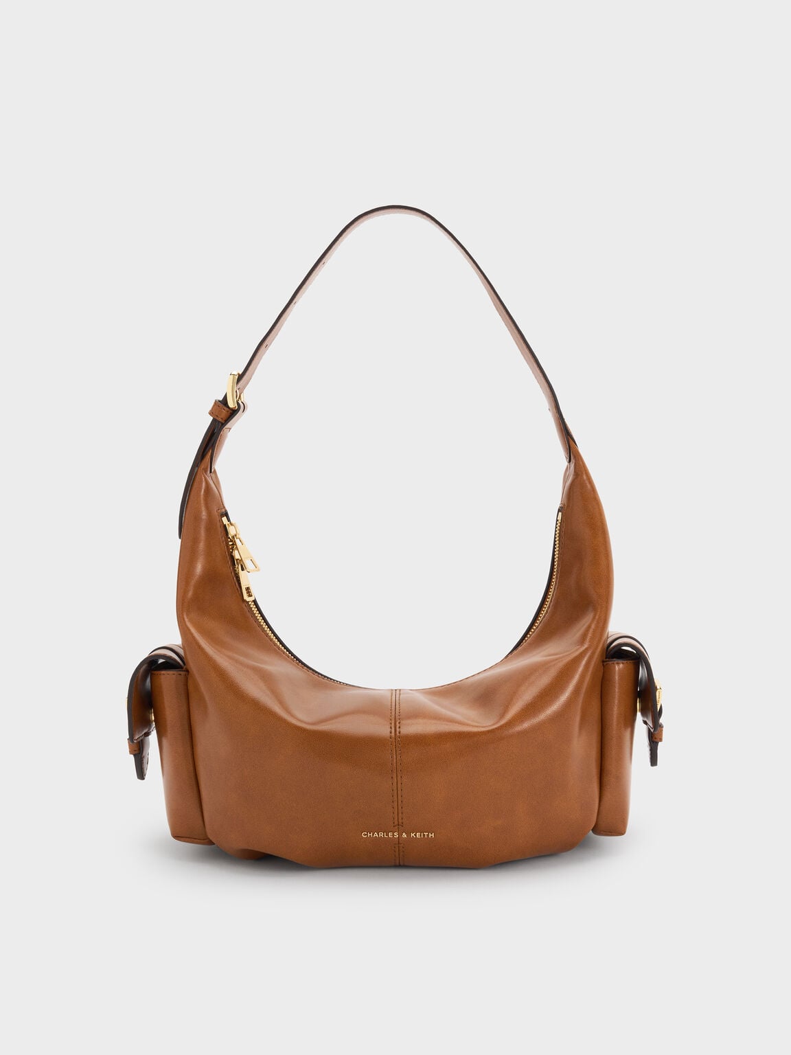 Bessie Side-Pocket Hobo Bag